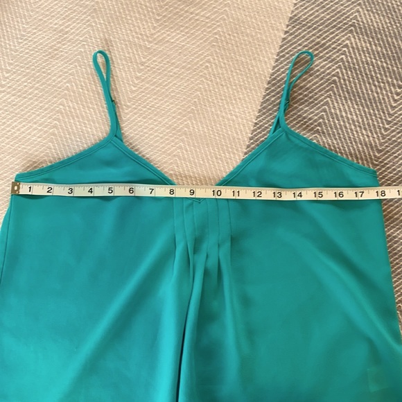 Turquoise flowy cami - Picture 6 of 9